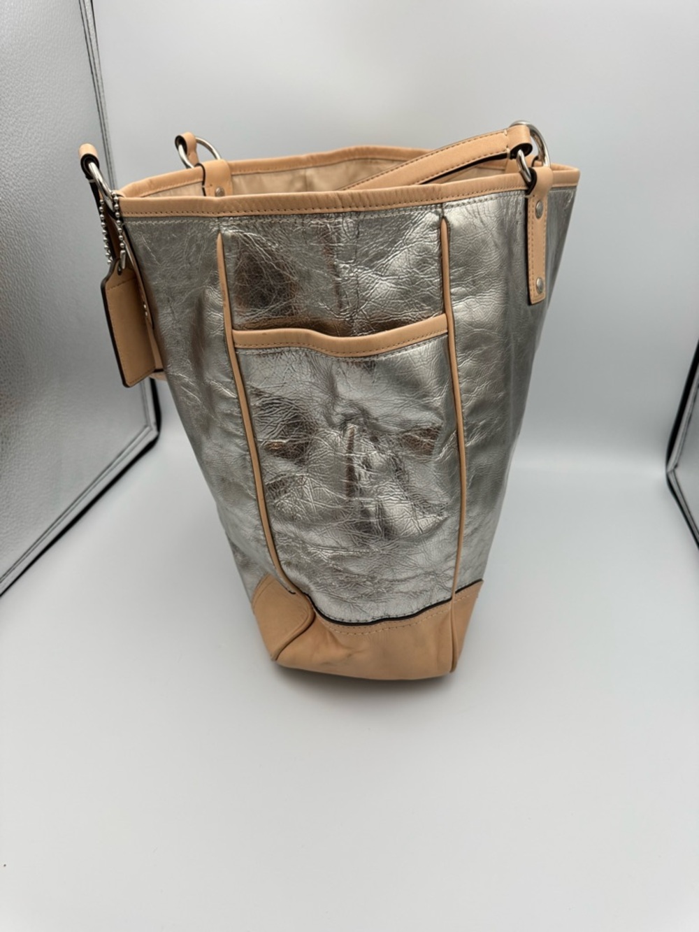 Coach (2013) Metro Metallic Tote - Picture 7 of 10